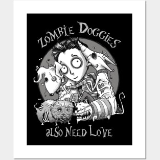 Zombie Doggies also need love Posters and Art